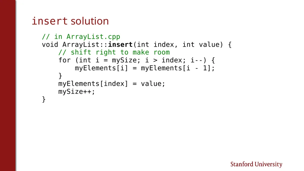 Programming Abstractions Cynthia Lee CS106B Topics - slide 16 of 37