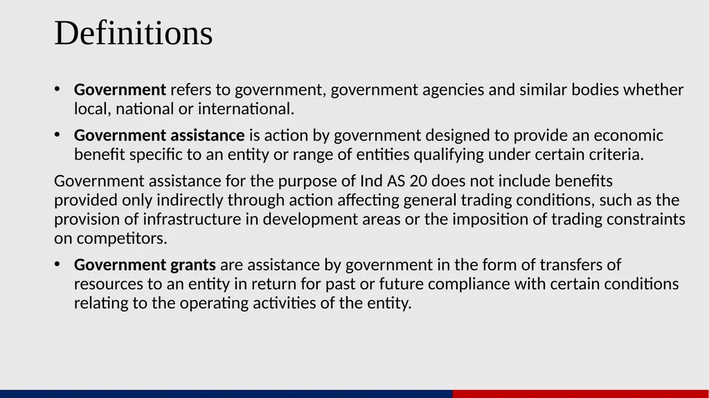 INDIAN ACCOUNTING STANDARD-20 : ACCOUNTING FOR - slide 5 of 18
