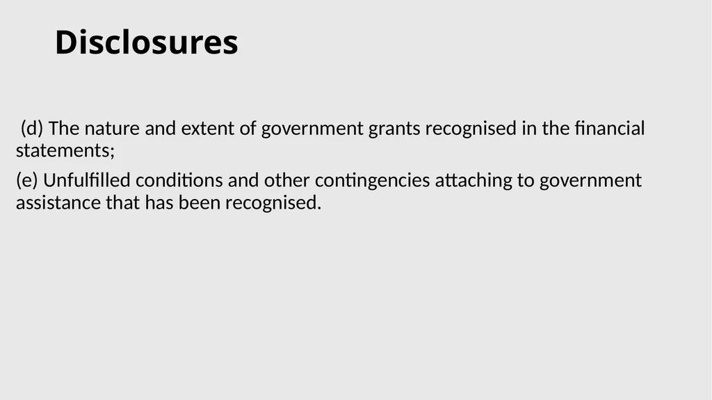 INDIAN ACCOUNTING STANDARD-20 : ACCOUNTING FOR - slide 17 of 18