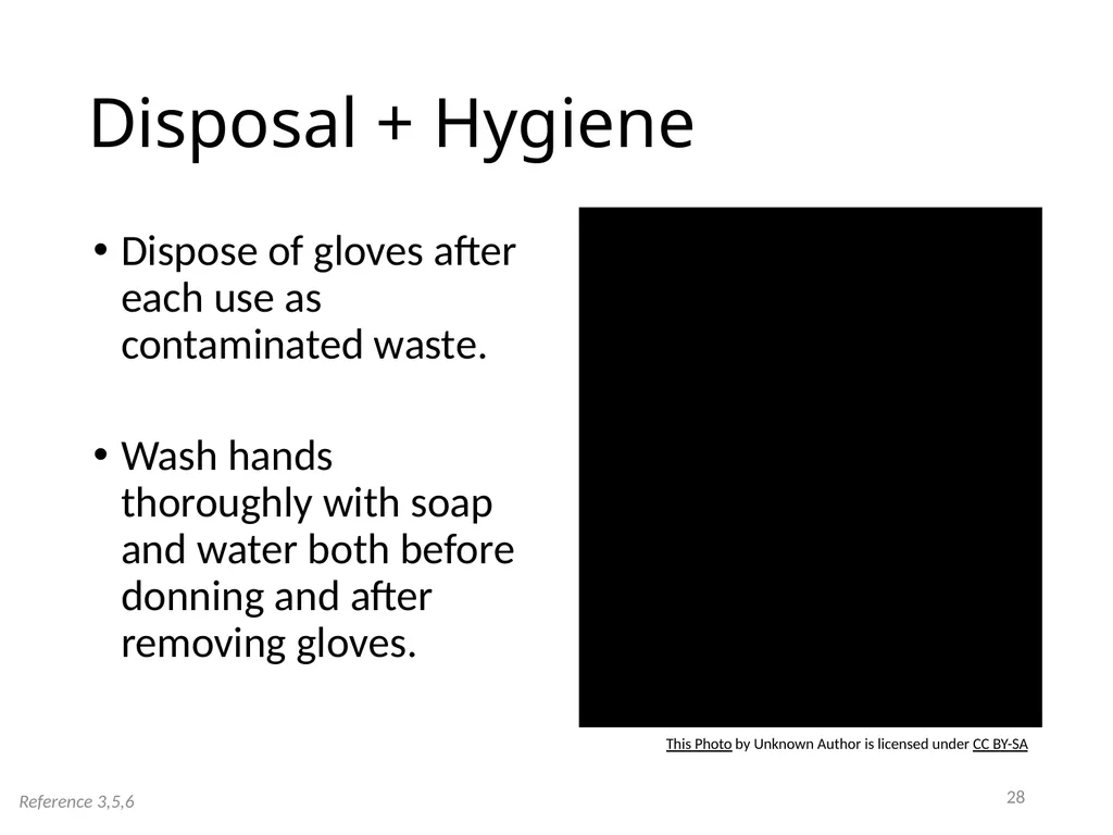 Personal Protective Equipment (PPE) DATE PLACE - slide 28 of 46