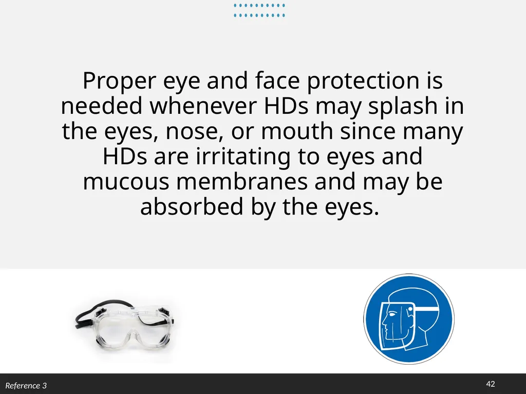 Personal Protective Equipment (PPE) DATE PLACE - slide 42 of 46
