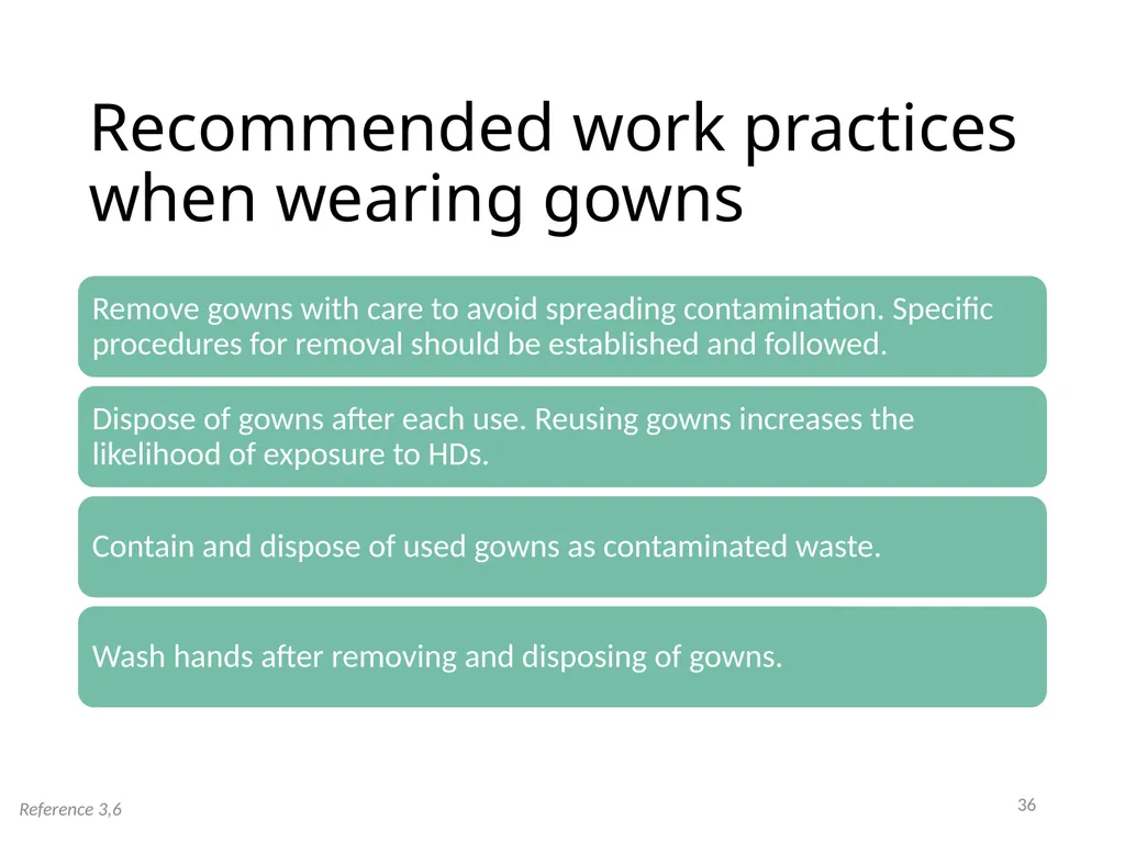 Personal Protective Equipment (PPE) DATE PLACE - slide 36 of 46