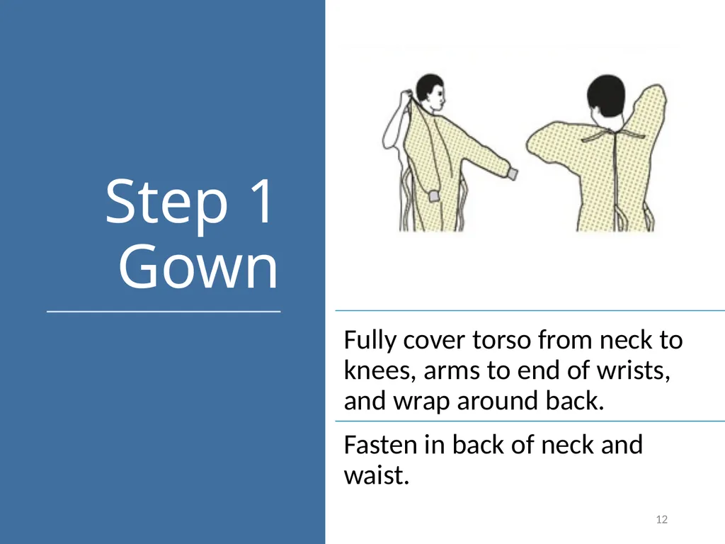 Personal Protective Equipment (PPE) DATE PLACE - slide 12 of 46