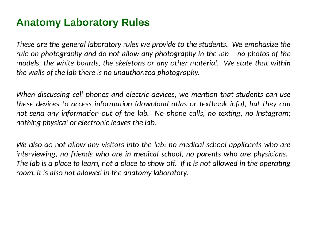 Bioethics in Anatomy Education Resources: - slide 2 of 14