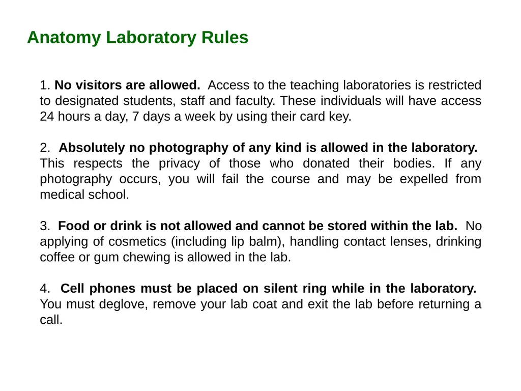 Bioethics in Anatomy Education Resources: - slide 3 of 14
