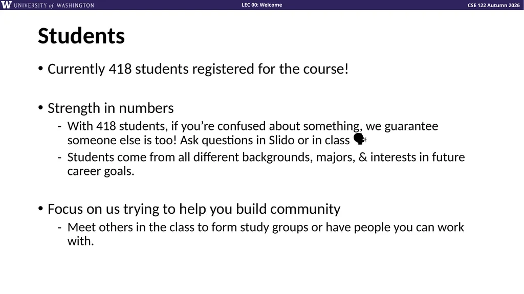 Welcome! Talk to your neighbors: Introduce - slide 4 of 37
