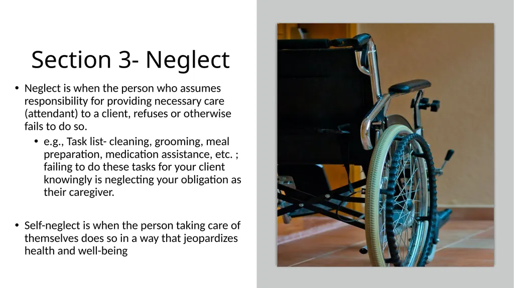 Abuse, Neglect, and Exploitation Helping Restore - slide 12 of 16