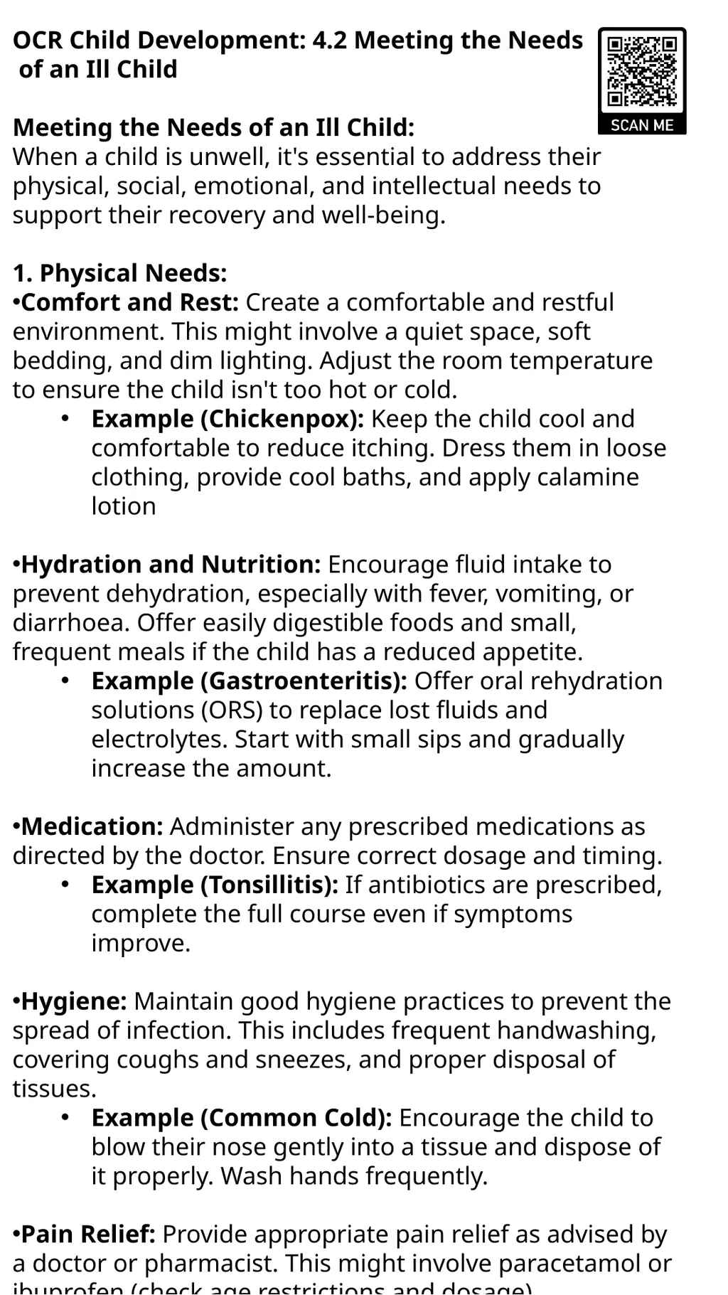 Child Development Revision Guide CNAT OCR TA4 - slide 14 of 55