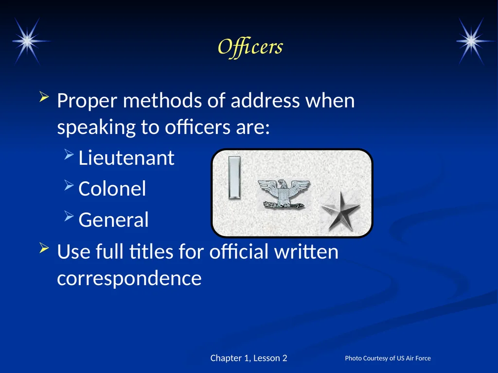 The Military Uniform and Appearance Standards - slide 20 of 26