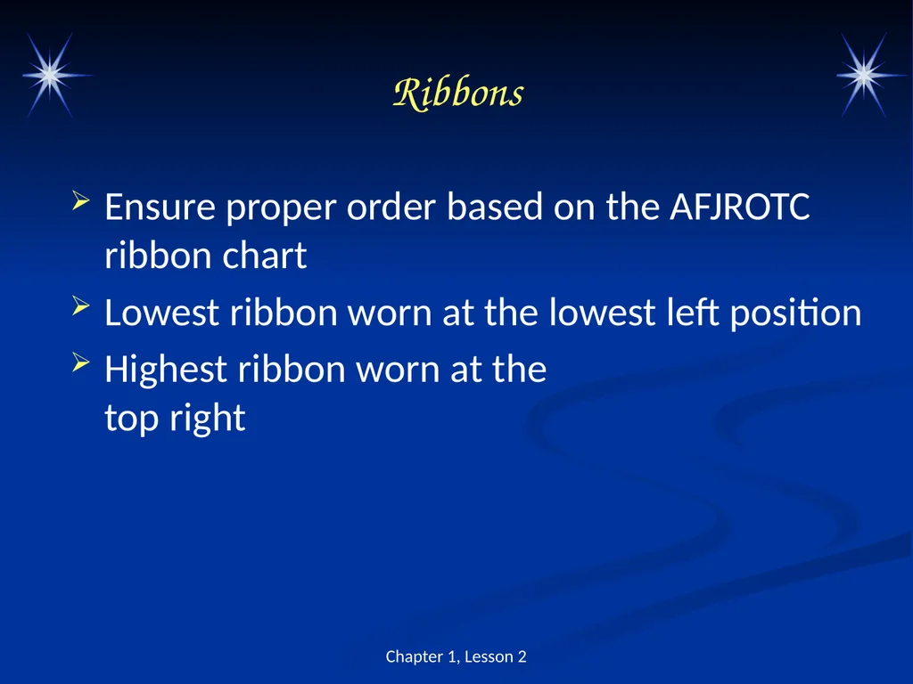 The Military Uniform and Appearance Standards - slide 24 of 26