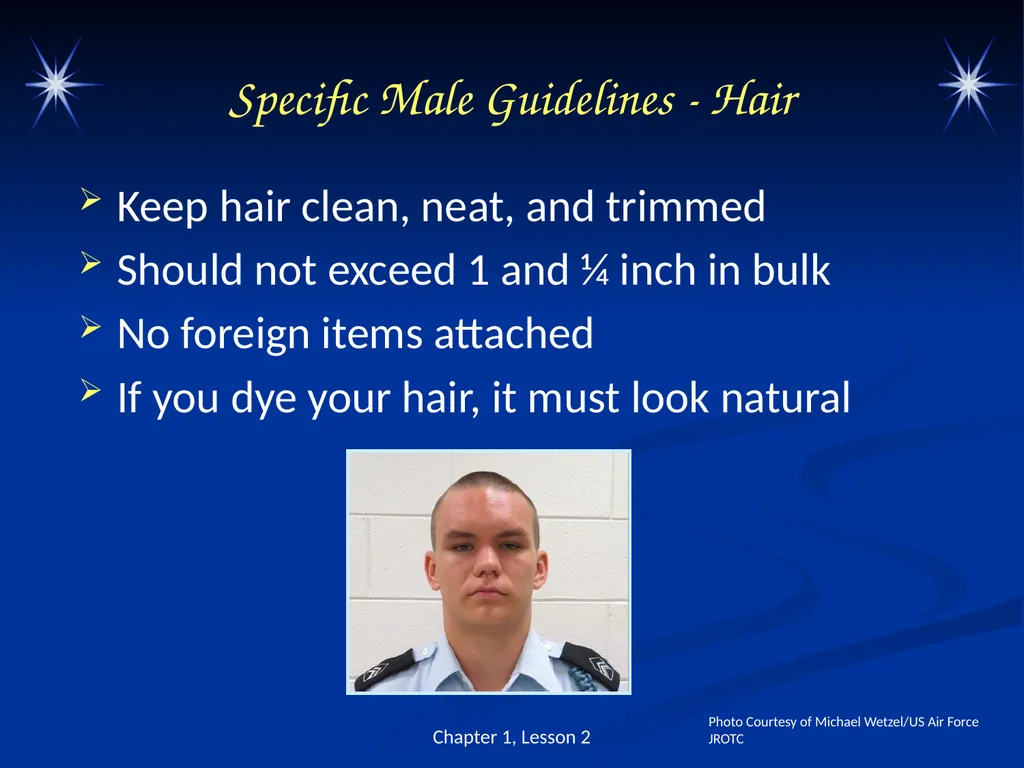 The Military Uniform and Appearance Standards - slide 18 of 26