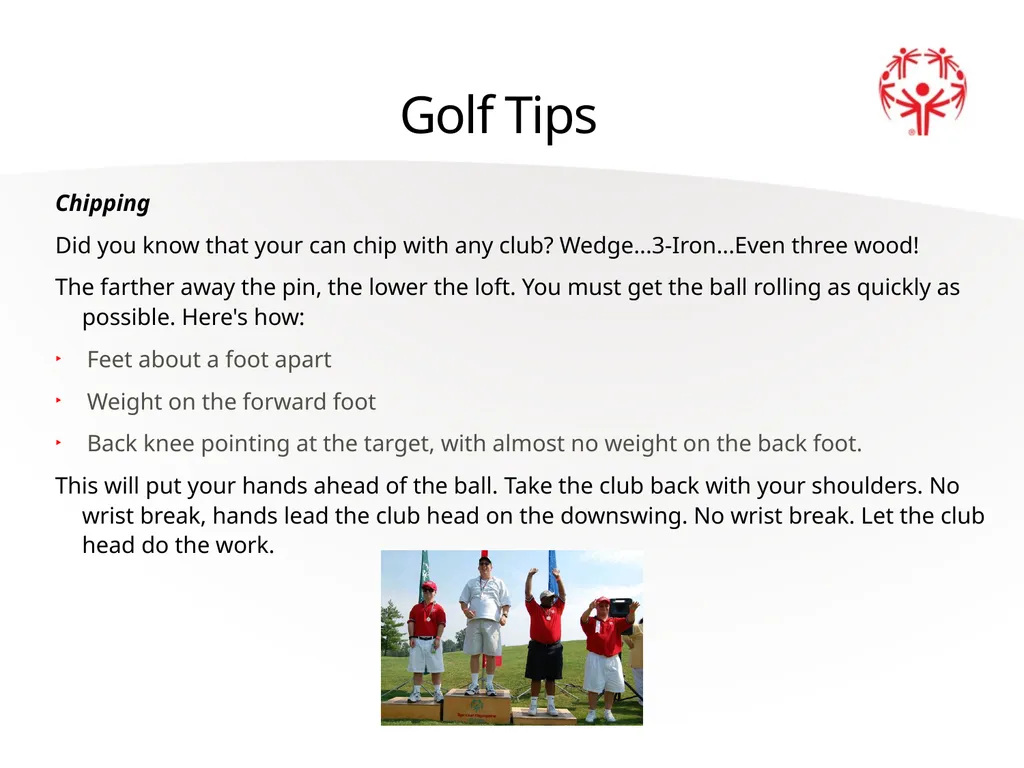Golf Official Rules Level 1 Individual Skills - slide 22 of 27