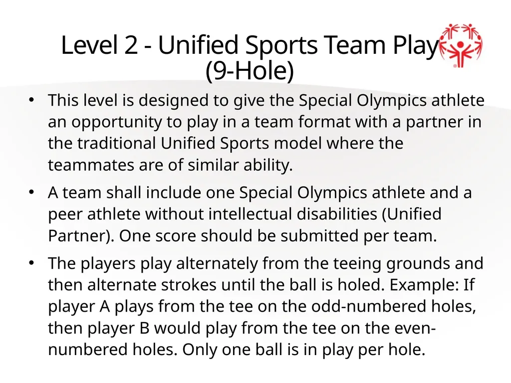 Golf Official Rules Level 1 Individual Skills - slide 10 of 27