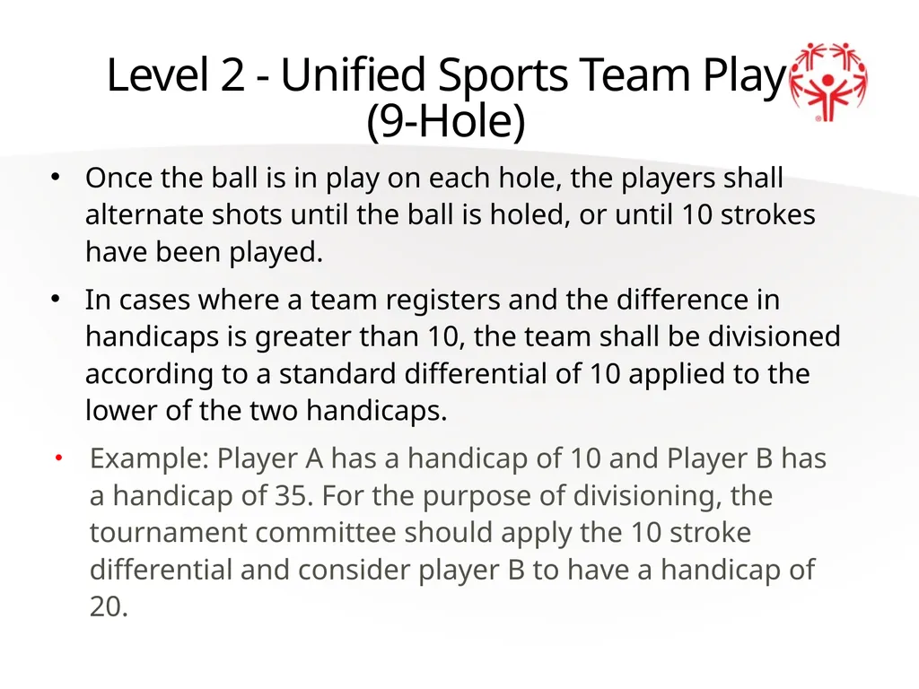 Golf Official Rules Level 1 Individual Skills - slide 11 of 27