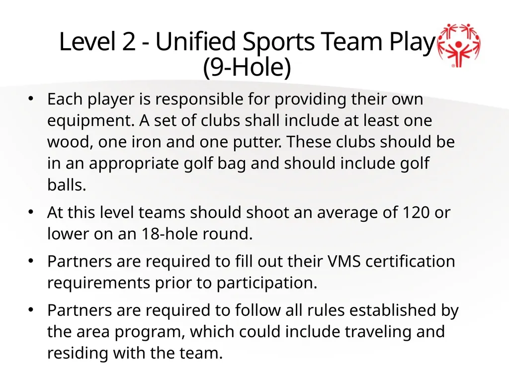 Golf Official Rules Level 1 Individual Skills - slide 12 of 27