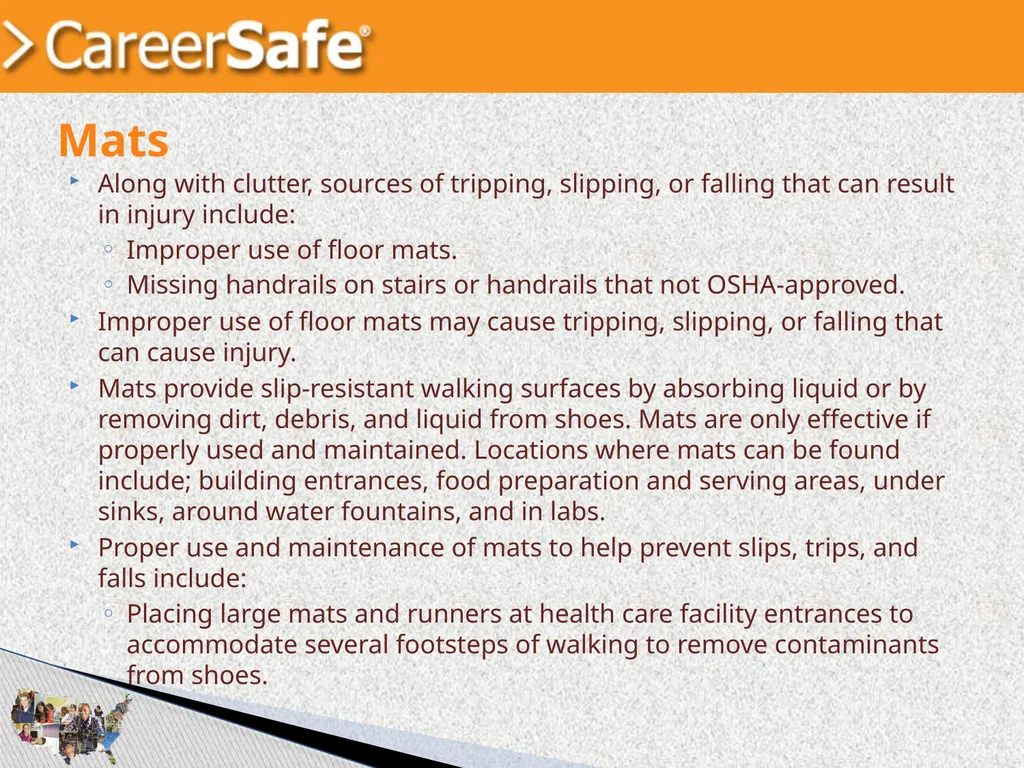 www.CareerSafeOnline.com Walking and Working - slide 25 of 39