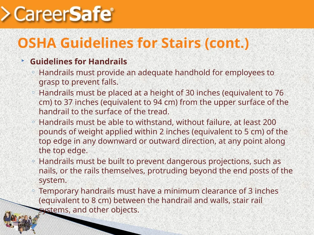 www.CareerSafeOnline.com Walking and Working - slide 28 of 39