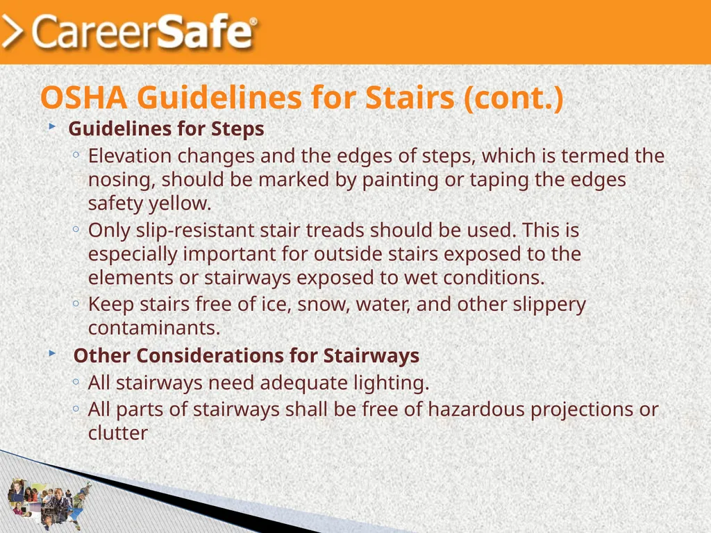www.CareerSafeOnline.com Walking and Working - slide 29 of 39