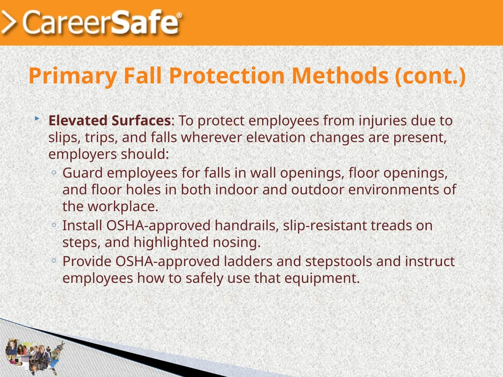 www.CareerSafeOnline.com Walking and Working - slide 38 of 39