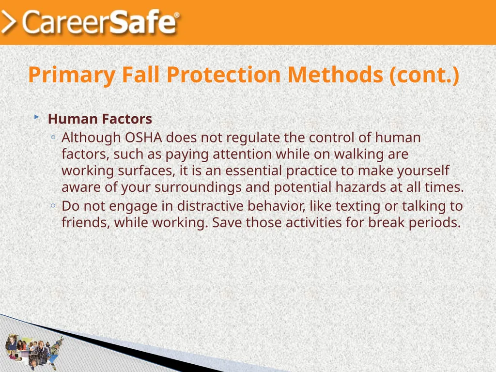 www.CareerSafeOnline.com Walking and Working - slide 39 of 39