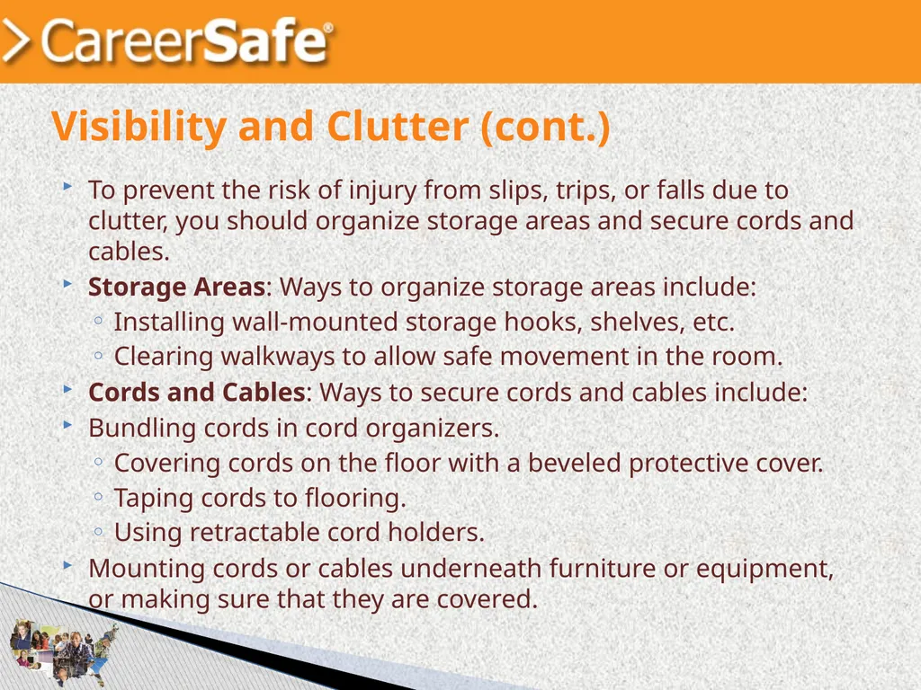 www.CareerSafeOnline.com Walking and Working - slide 24 of 39
