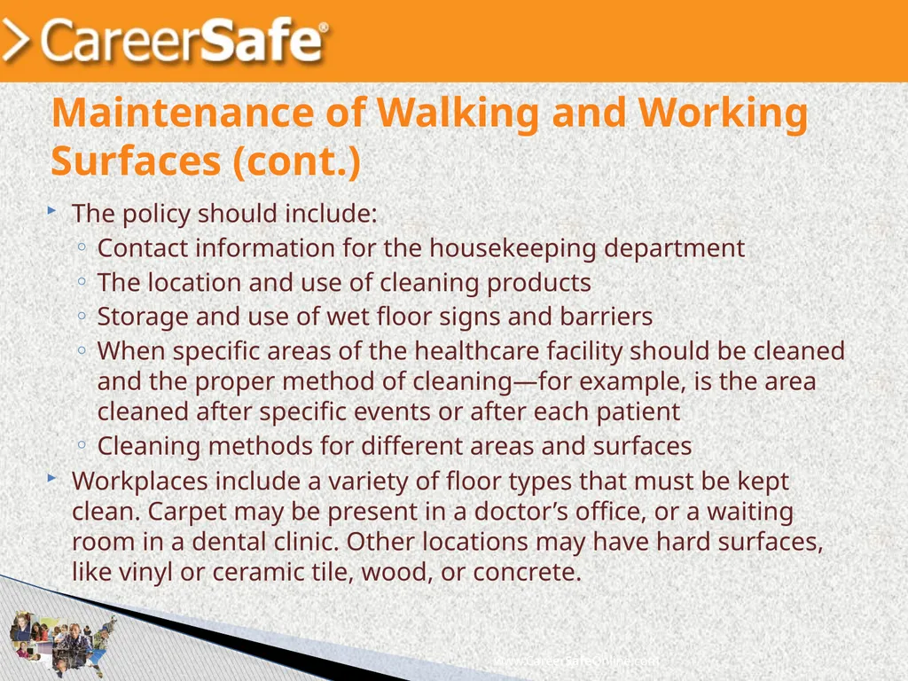 www.CareerSafeOnline.com Walking and Working - slide 10 of 39