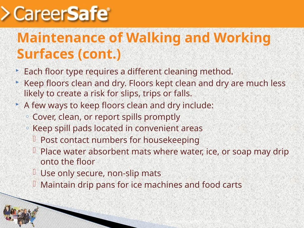 www.CareerSafeOnline.com Walking and Working - slide 11 of 39