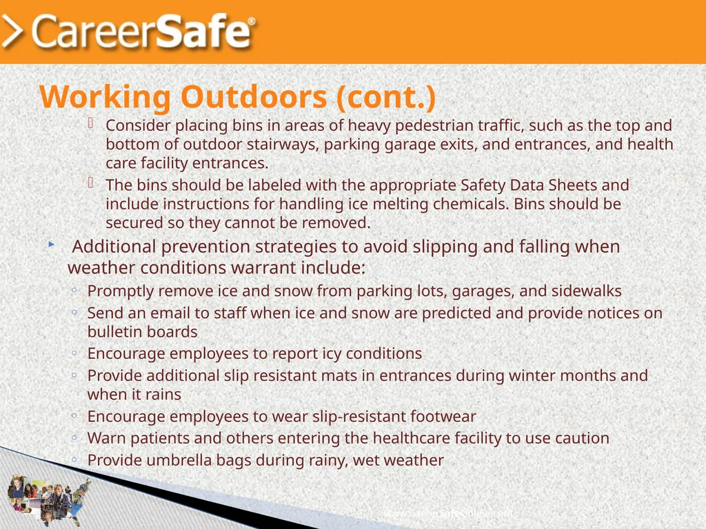 www.CareerSafeOnline.com Walking and Working - slide 17 of 39