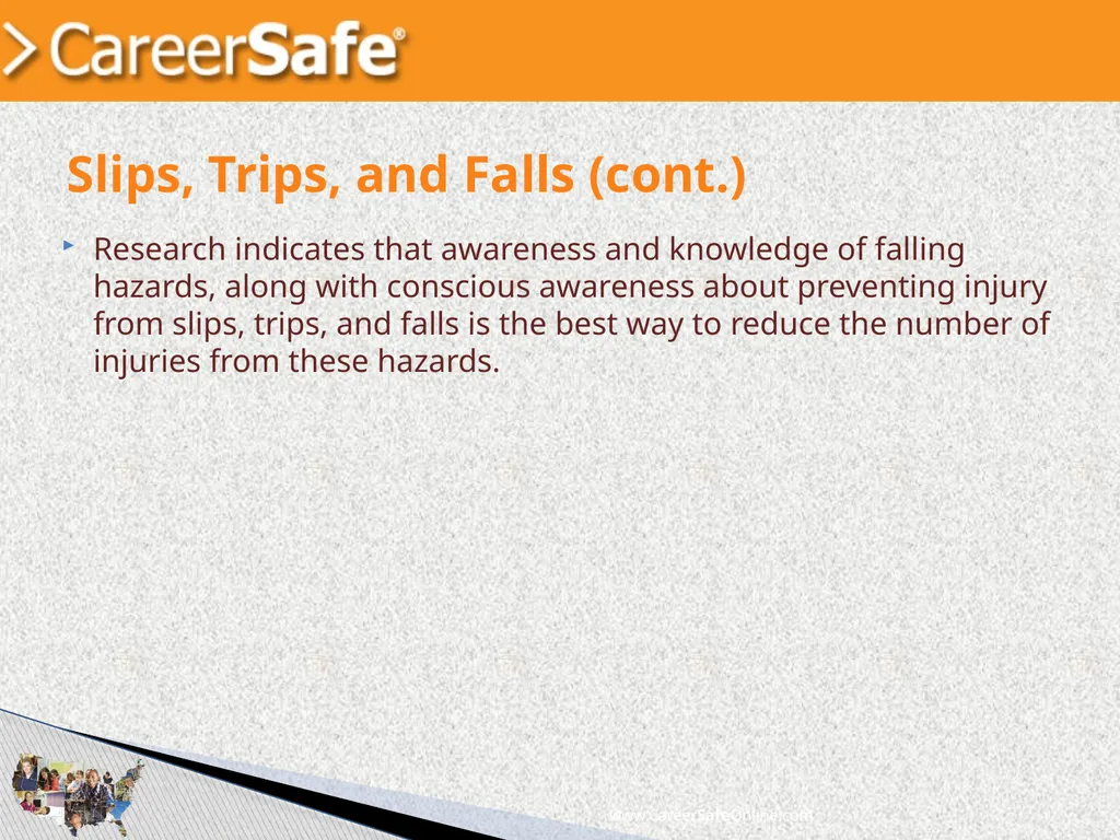 www.CareerSafeOnline.com Walking and Working - slide 3 of 39
