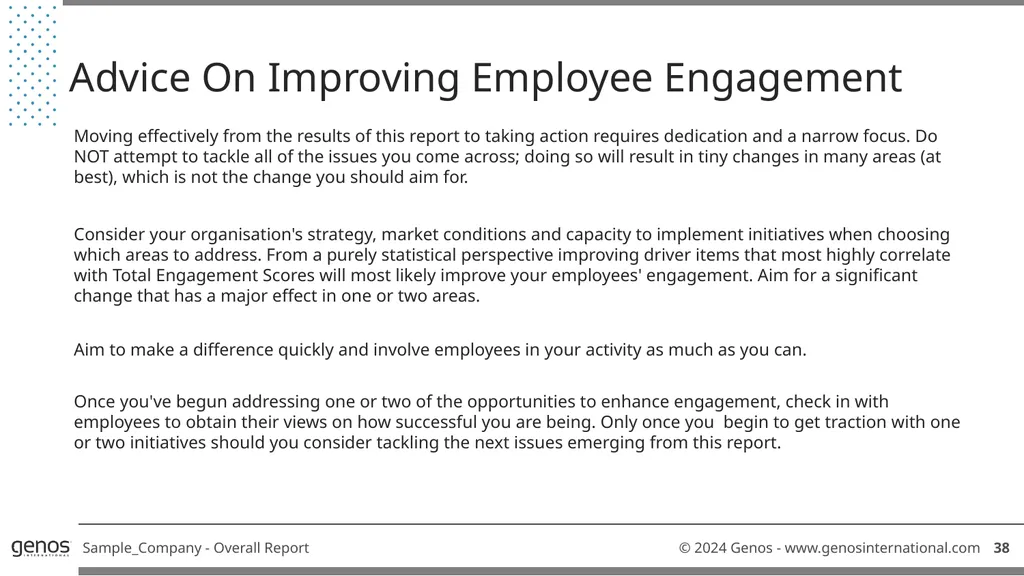 Genos Organisational Effectiveness & Engagement - slide 40 of 41