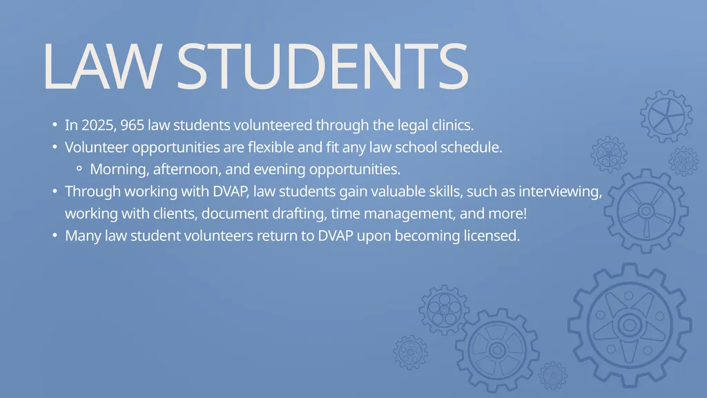 DEVELOPING THE RELATIONSHIP BETWEEN LAW FIRMS, LAW - slide 12 of 27