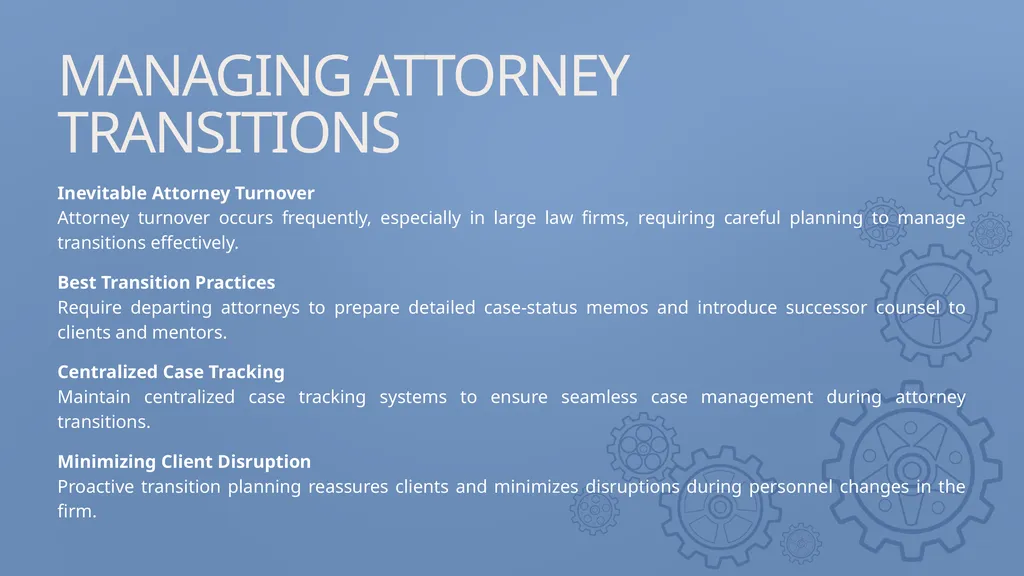 DEVELOPING THE RELATIONSHIP BETWEEN LAW FIRMS, LAW - slide 24 of 27