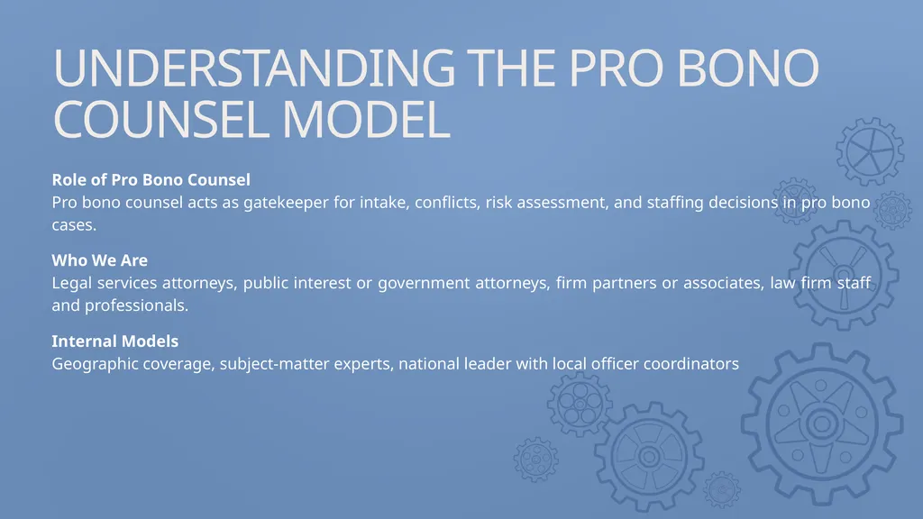DEVELOPING THE RELATIONSHIP BETWEEN LAW FIRMS, LAW - slide 18 of 27