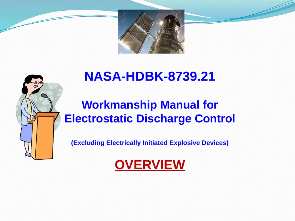 NASA-HDBK-8739.21 Workmanship Manual for - slide 1 of 49