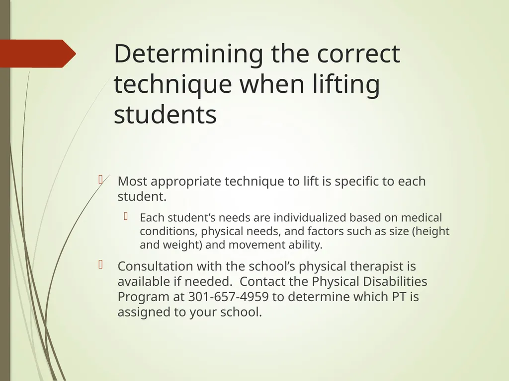 Supporting Students with Motor Needs Physical - slide 19 of 28