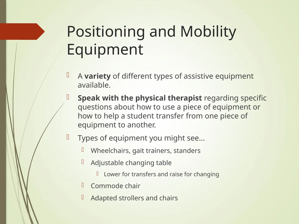 Supporting Students with Motor Needs Physical - slide 21 of 28