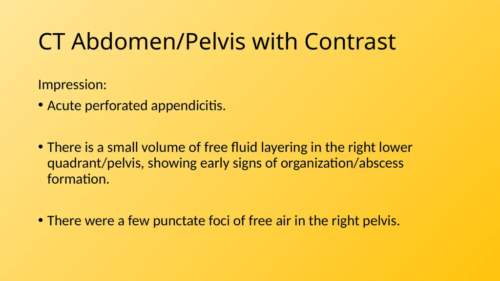 Acute Appendicitis Tyler Klee University of - slide 11 of 30