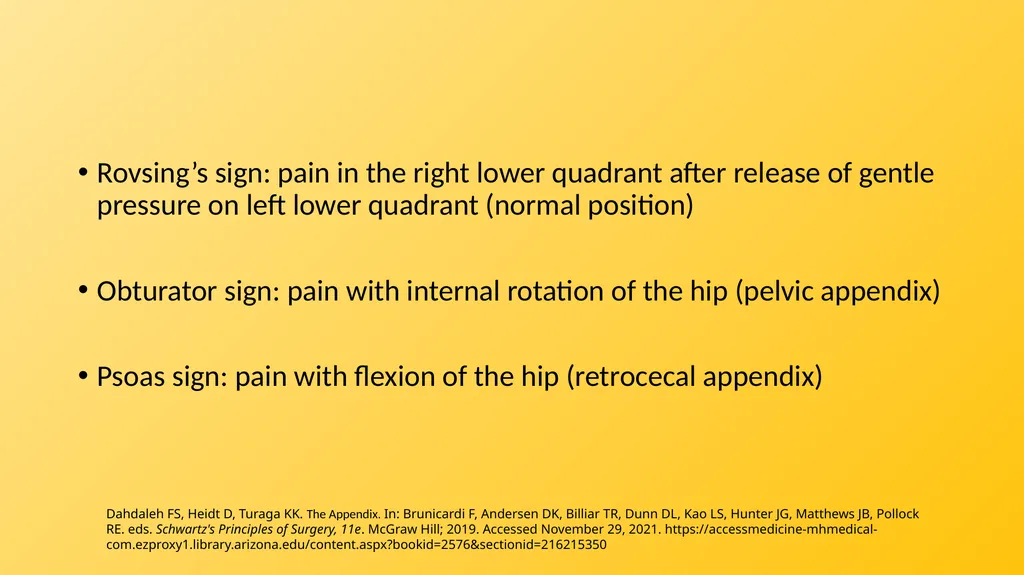 Acute Appendicitis Tyler Klee University of - slide 16 of 30