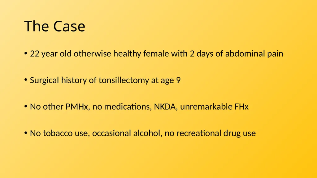 Acute Appendicitis Tyler Klee University of - slide 2 of 30