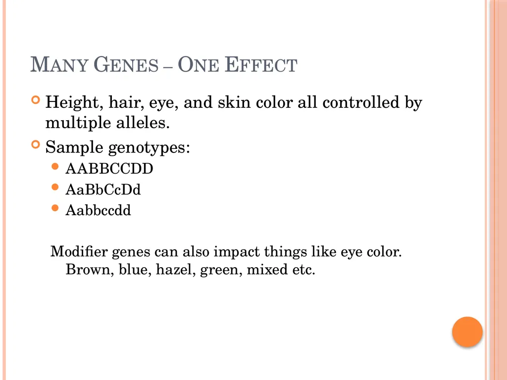 Biology Chapter 8 Heredity 8.1 Objectives Discuss - slide 23 of 23
