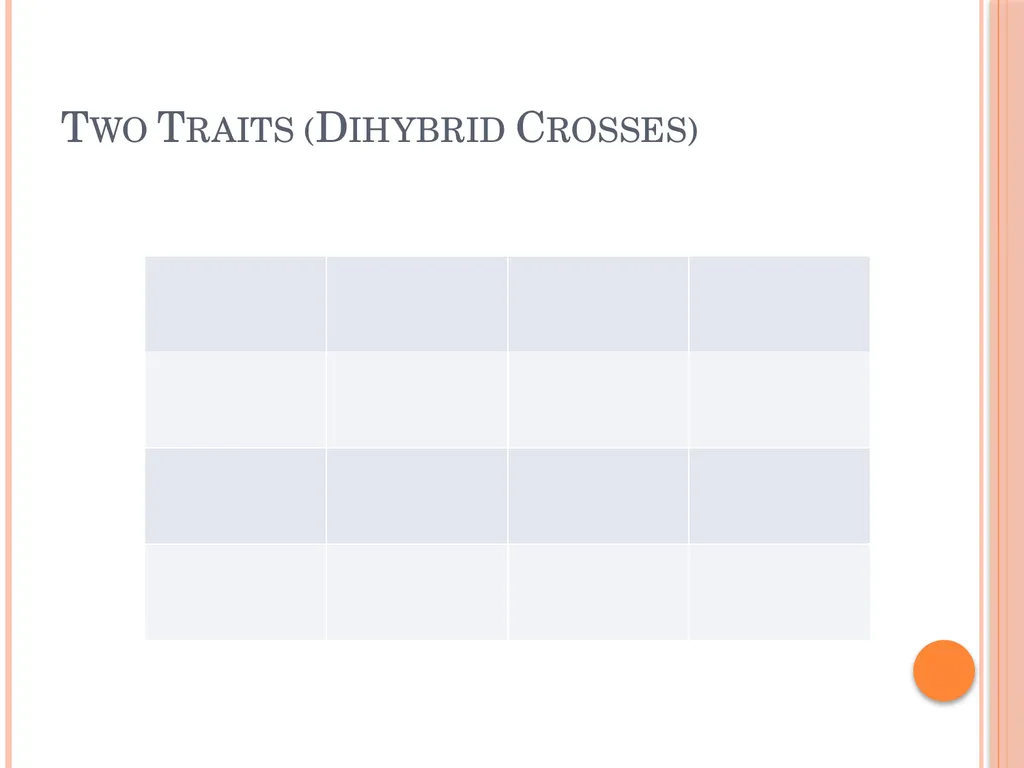 Biology Chapter 8 Heredity 8.1 Objectives Discuss - slide 16 of 23