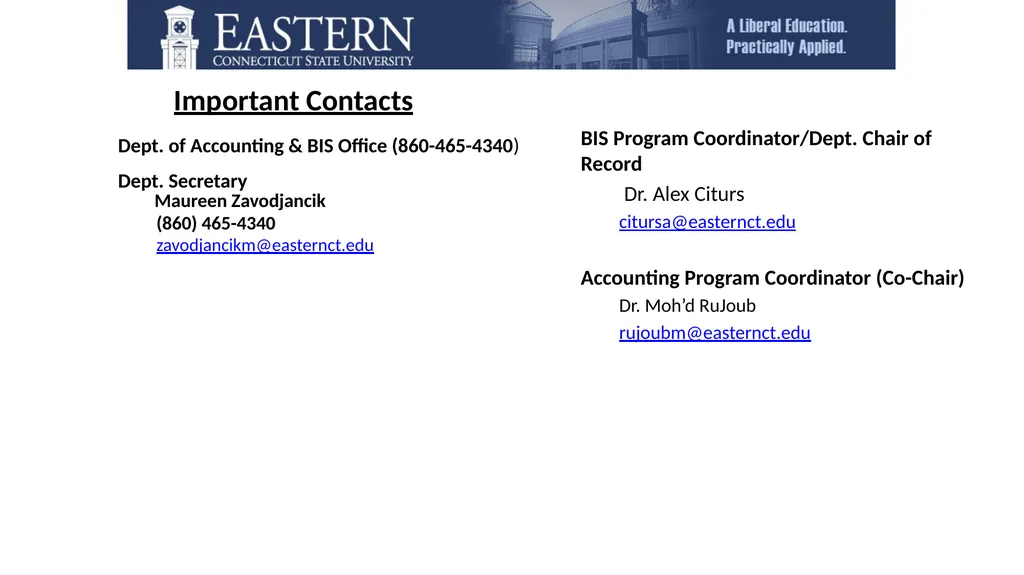 Those Who Are Eastern . . . Welcome to the - slide 26 of 27