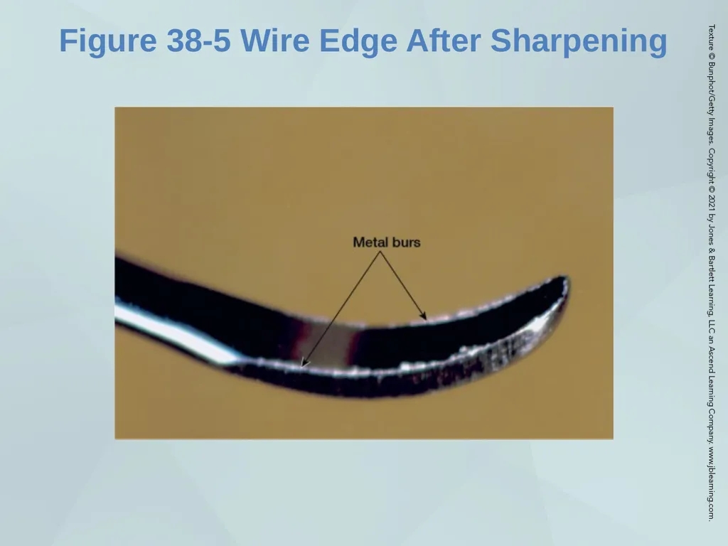 Chapter 38 Instrument Care and Sharpening Learning - slide 12 of 23