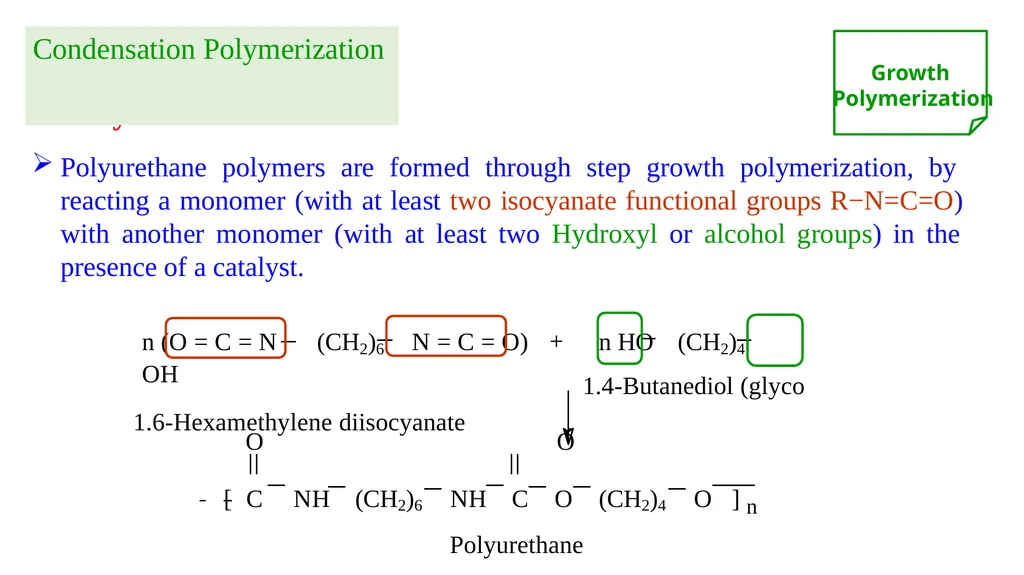 Chapter 2: General Methods for preparing Polymers - slide 24 of 156