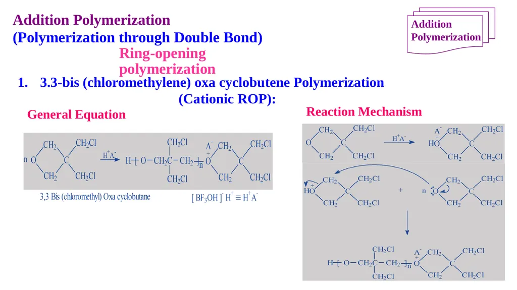 Chapter 2: General Methods for preparing Polymers - slide 150 of 156