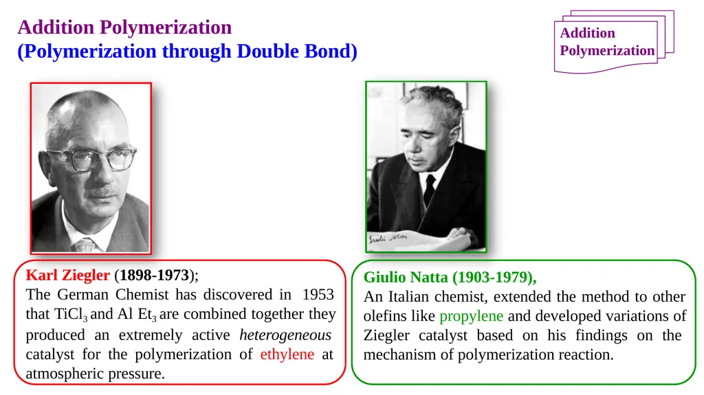Chapter 2: General Methods for preparing Polymers - slide 128 of 156