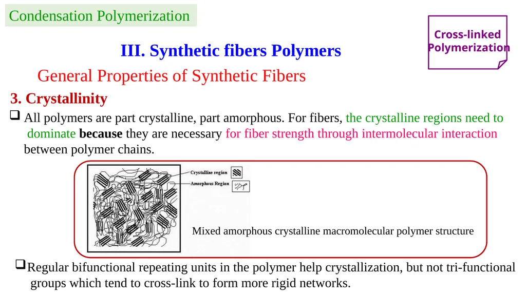 Chapter 2: General Methods for preparing Polymers - slide 69 of 156