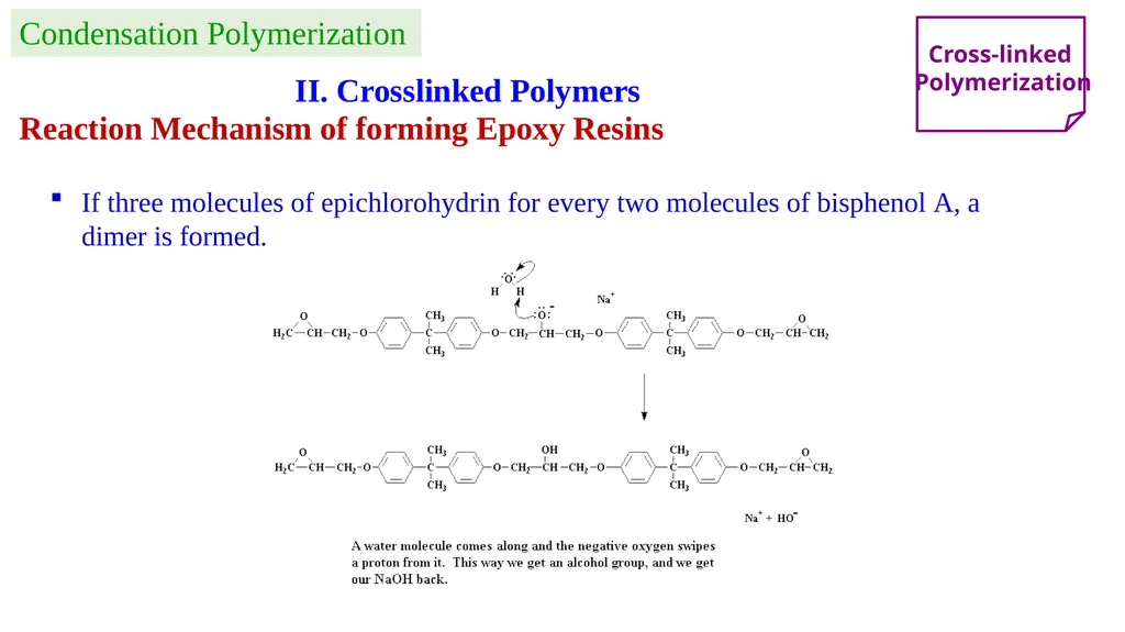 Chapter 2: General Methods for preparing Polymers - slide 59 of 156