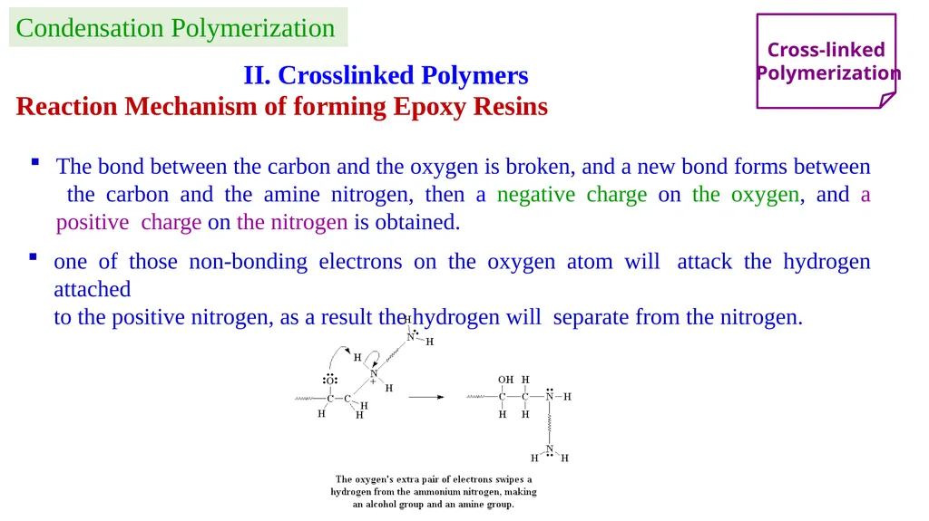 Chapter 2: General Methods for preparing Polymers - slide 61 of 156
