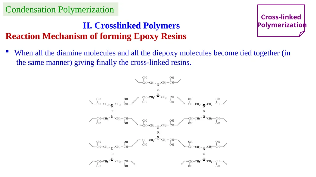Chapter 2: General Methods for preparing Polymers - slide 63 of 156